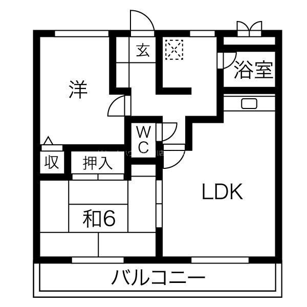 フロムウエスト 間取り図