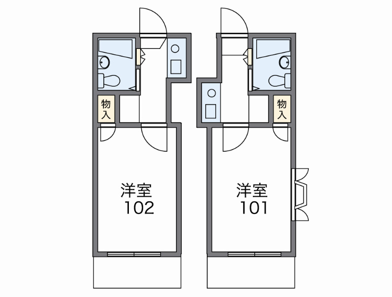加古川第１６マンション 間取り図