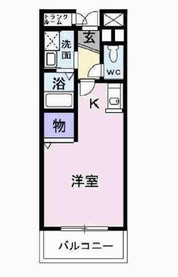 アビタシオン68 間取り図
