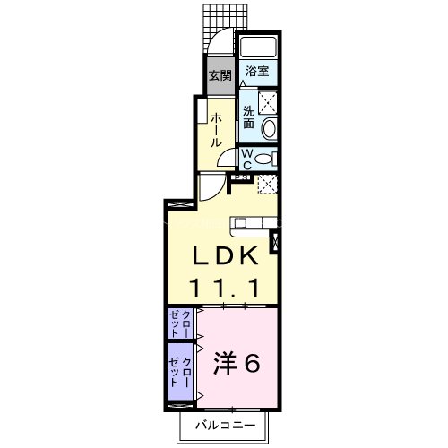 オリーブ・ガーデン 間取り図