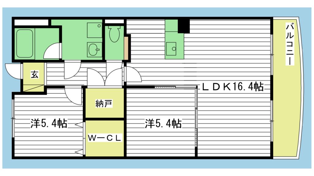 メゾン北町 間取り図