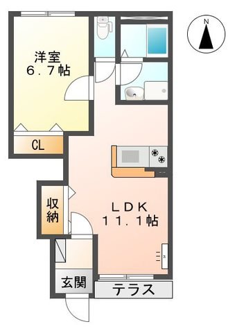 レガーロ三木 間取り図