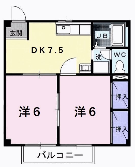 サンハイツ 間取り図