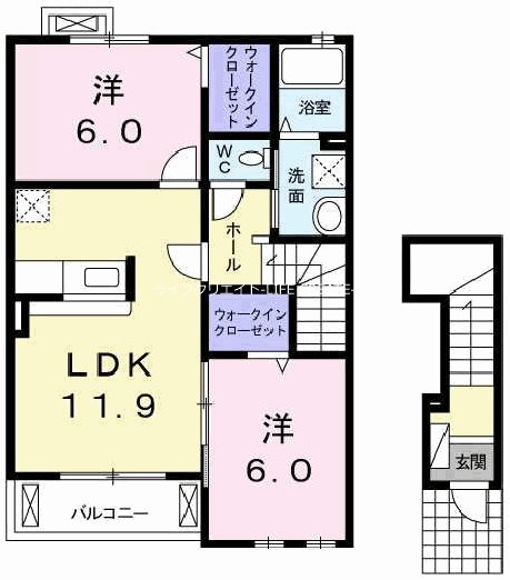 アン　ボヌール 間取り図