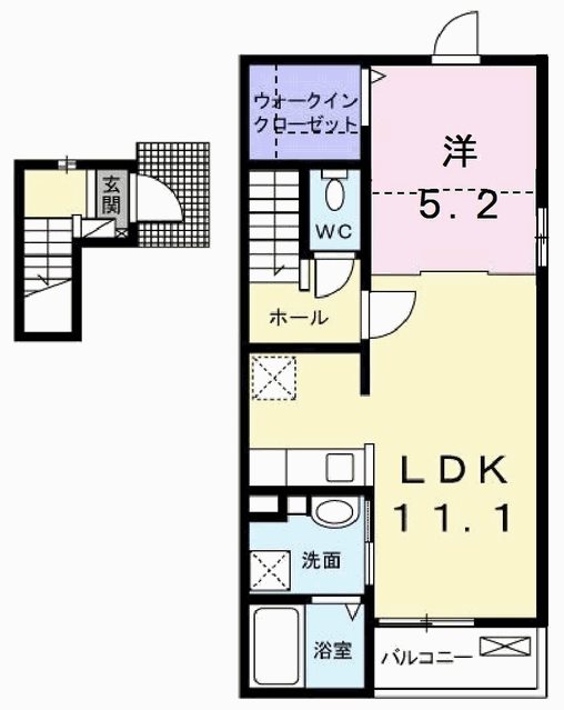 シャルム　ドミールⅡ 間取り図