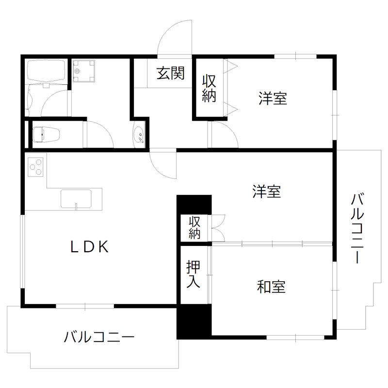 ノアズアーク 間取り図