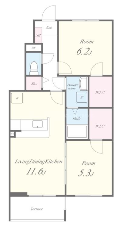 アルブルシャルマン 間取り図