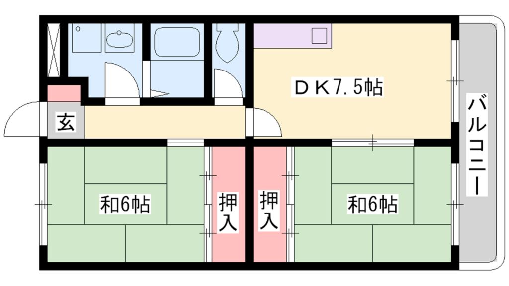 メゾン・ド・ヴェルジェ 間取り図