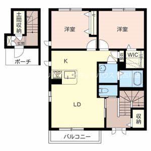 シャーメゾン　パル 間取り図