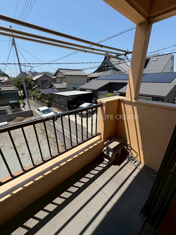今福借家 ベランダ