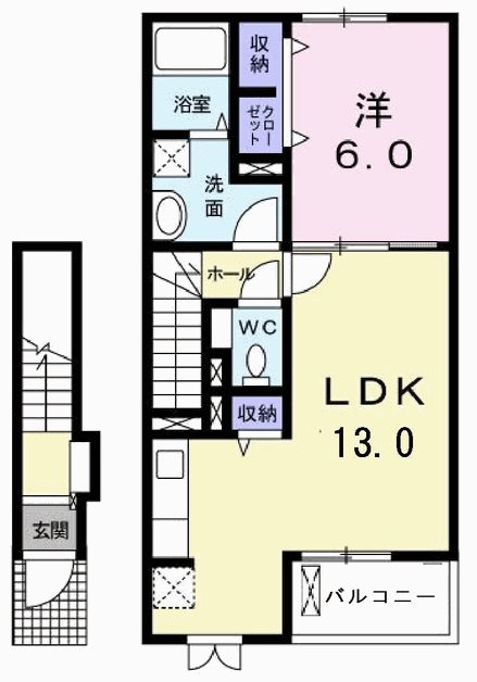 フルール ドゥ スリジェ・エー 間取り図