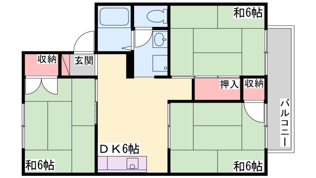 ファミールみやび 間取り図