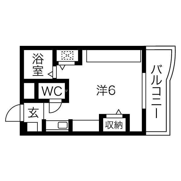 オリエンタルマンションI 間取り図