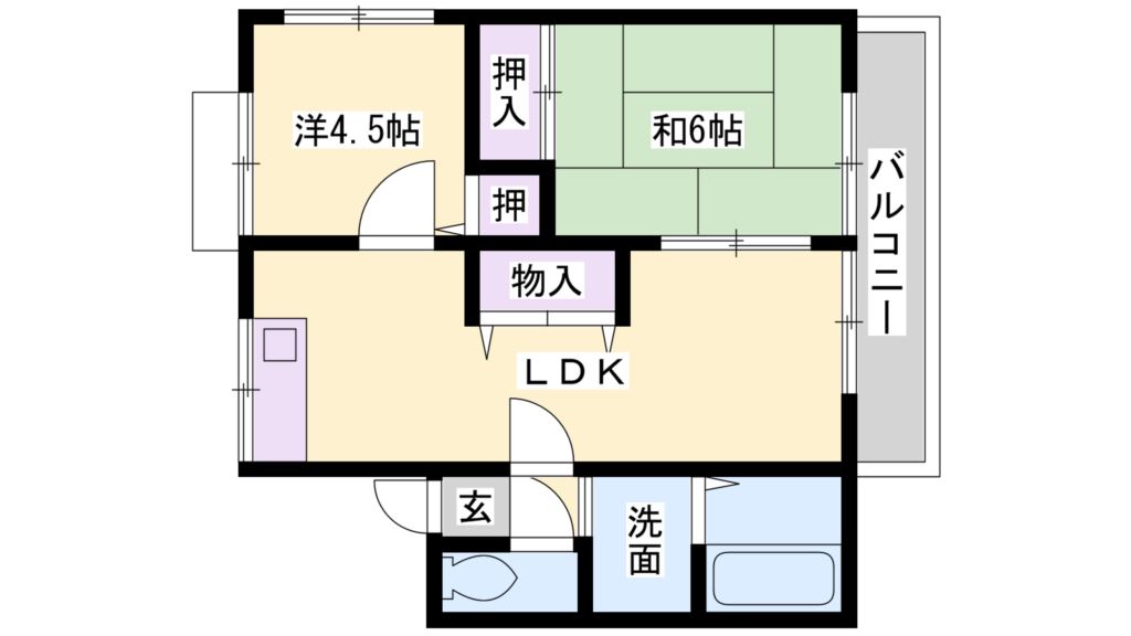 オークウッド 間取り図