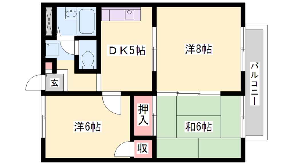 ビブレサカンダ 間取り図