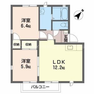 MAISON　SONE　Ａ 間取り図