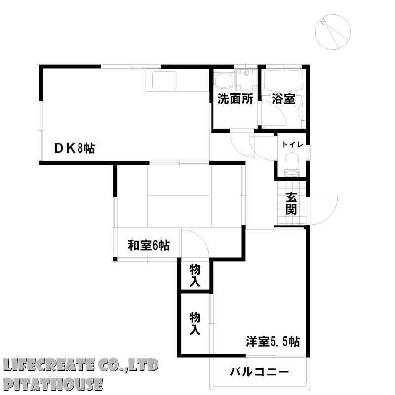 サンハイツ尾上 間取り図
