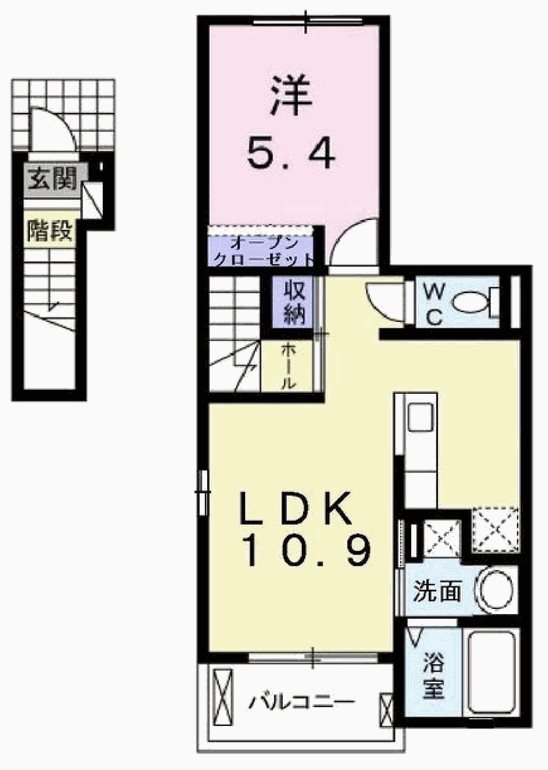 ダンディライオンⅠ 間取り図