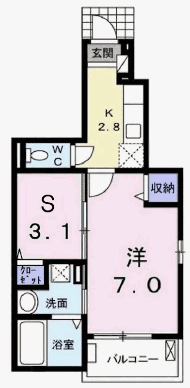 ダンディライオンⅠ 間取り図