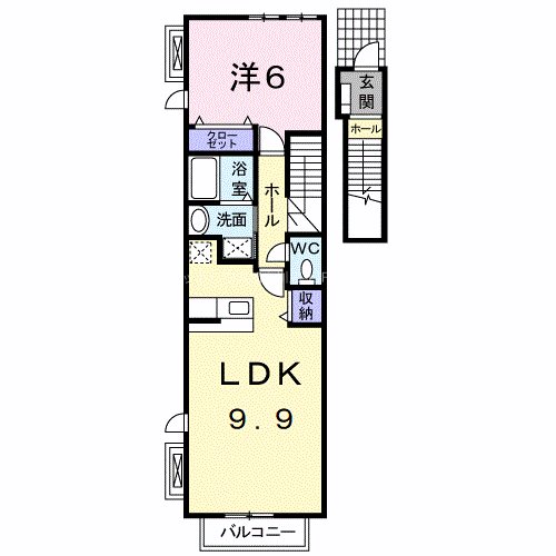 スール　サントゥアーリオ 間取り図