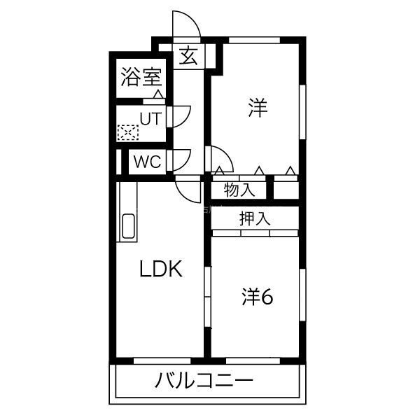 グランヴィラⅡ 間取り図