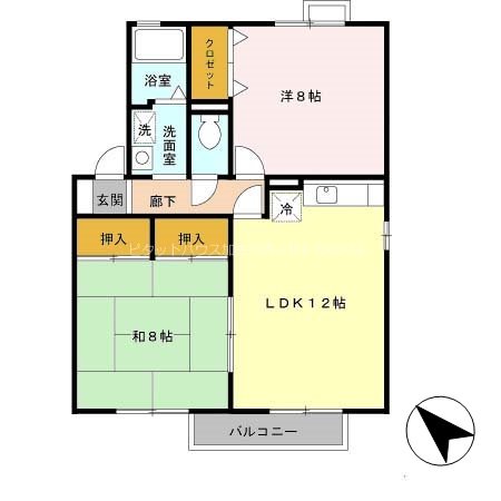 21番館　Ａ棟 間取り図