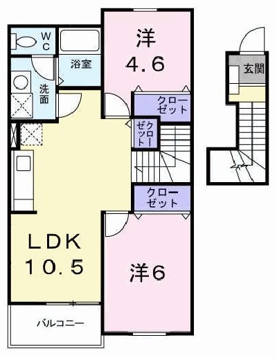ドミールV 間取り図