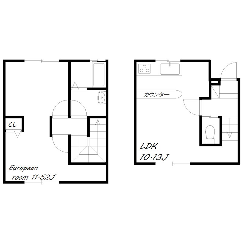 パレ　シェーヌ　デ　クール　Ⅴ 間取り図