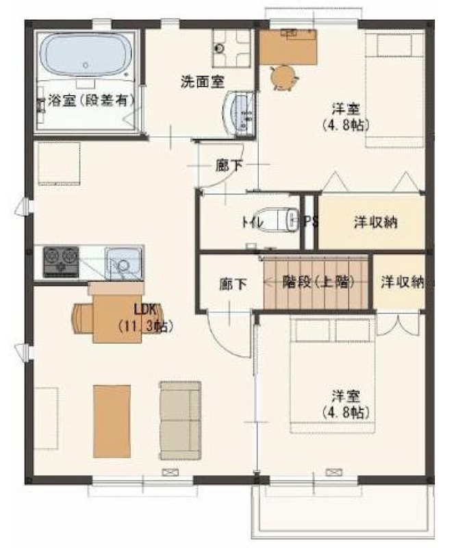 エスタシアⅠ 間取り図