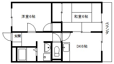 イーストコート  間取り図