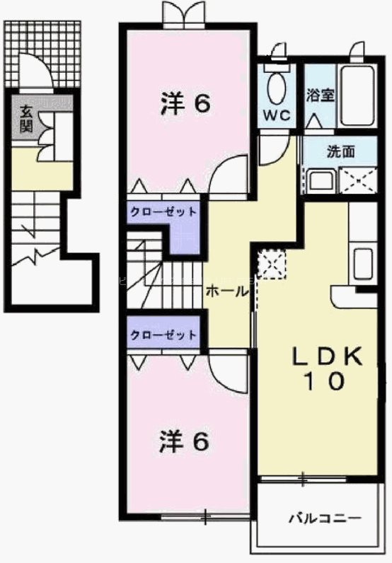 グリーン・ロード尾上I 間取り図