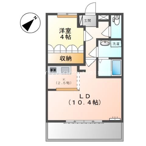 パルティーダOrii 間取り図