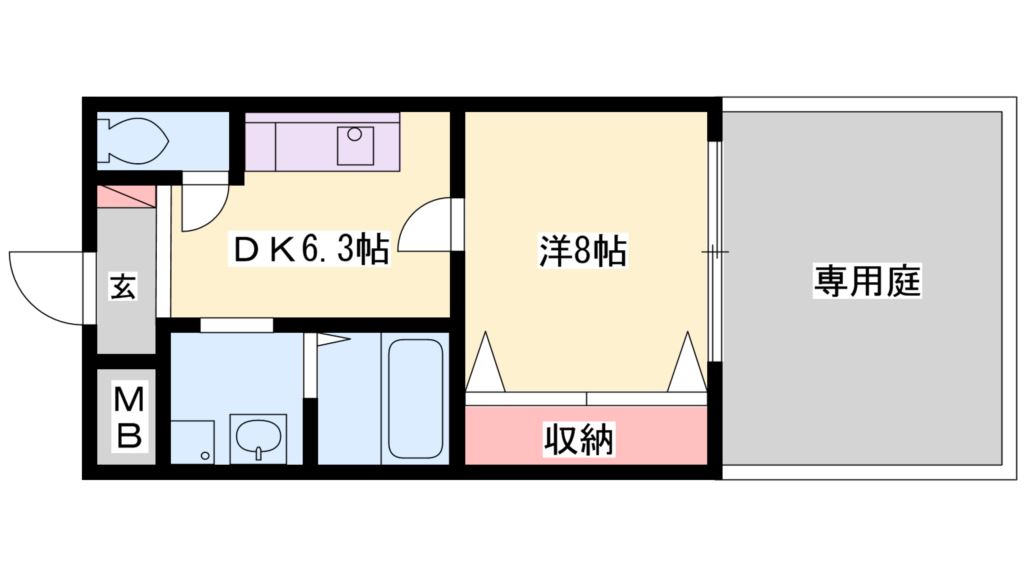 サンスプラッシュ 間取り図