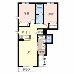 明日原Ⅱ 間取り図