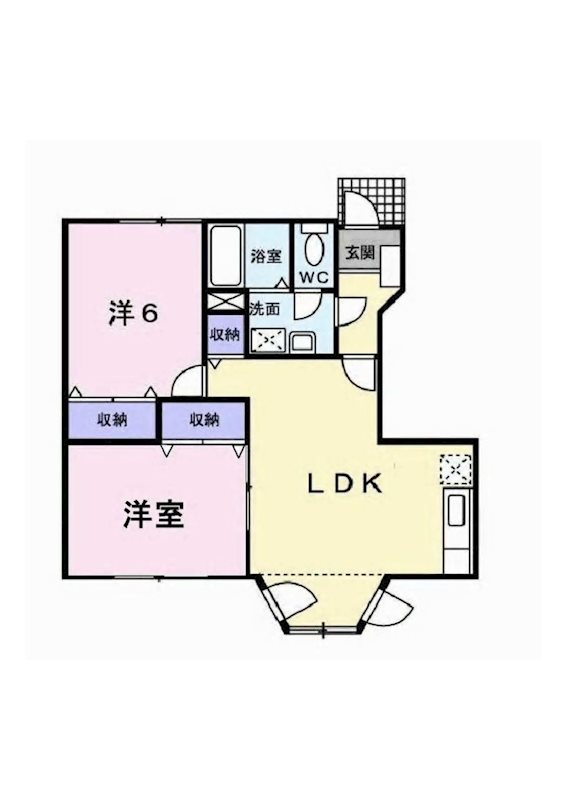 ヴァンヴェールＢ 間取り図