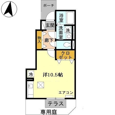 アネックス　ハイブリッジ　Ａ棟 間取り図