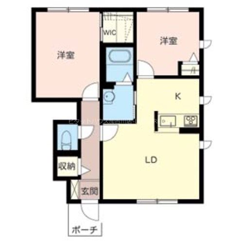 パルテール・加古川　Ａ棟 間取り図