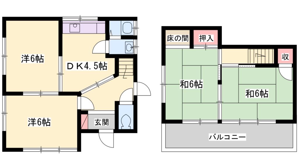 足立邸 間取り図