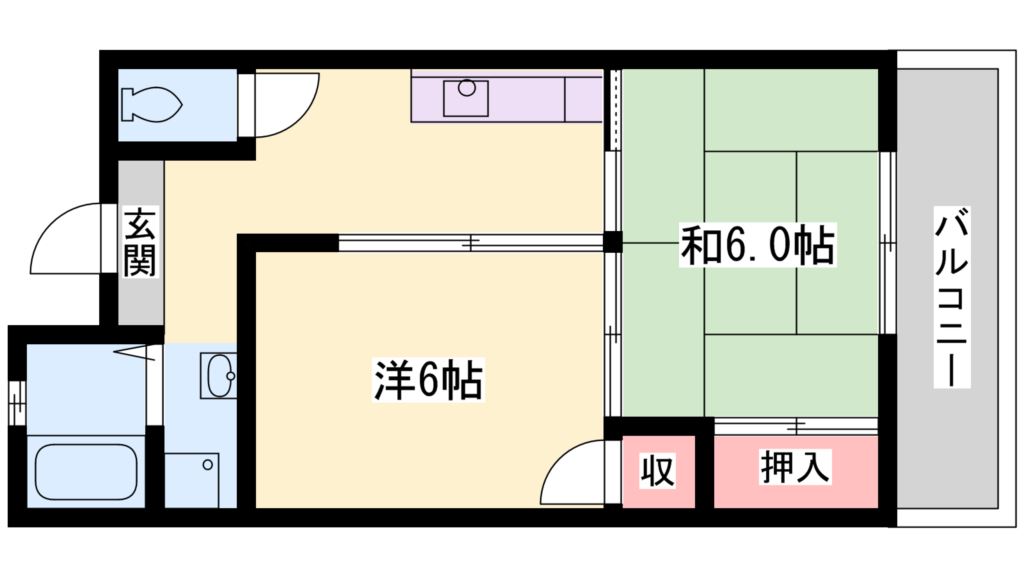 メゾン新在家 間取り図