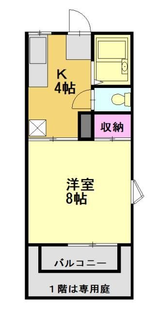 アレックス二俣 間取り図
