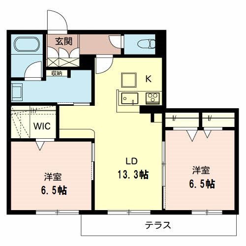 プロヌーブ尾上の松 間取り図