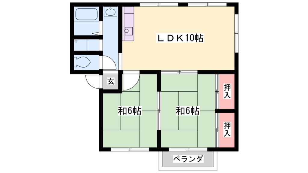 ソワレハイム 間取り図