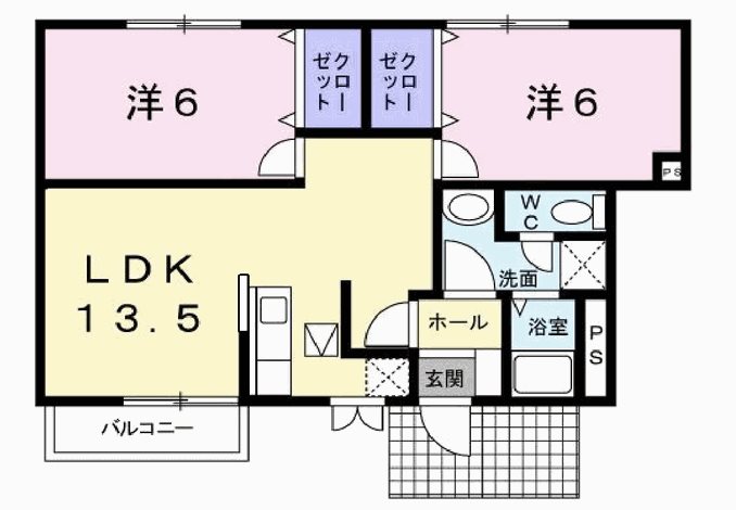 フォレストコーポＢ 間取り図