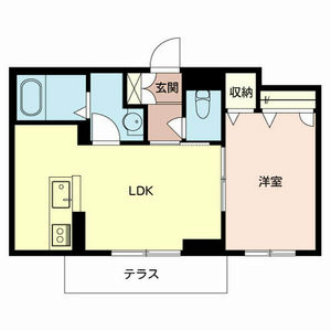 ベルフォーレ王子　Ｂ 間取り図