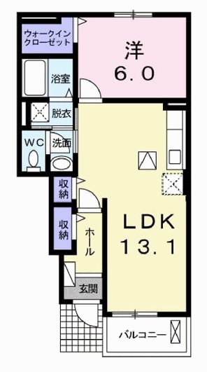 ピアチェーレⅢ 間取り図