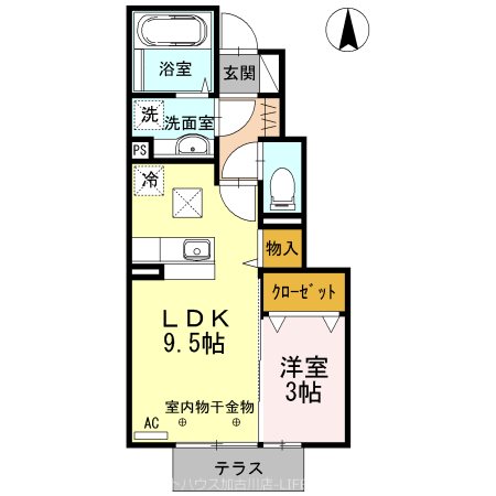 ノワ　ココット 間取り図