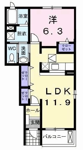 ヴァンシェルスクエア 間取り図