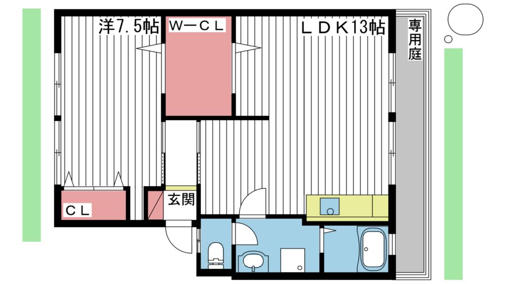 アーバン瑞宝 間取り図