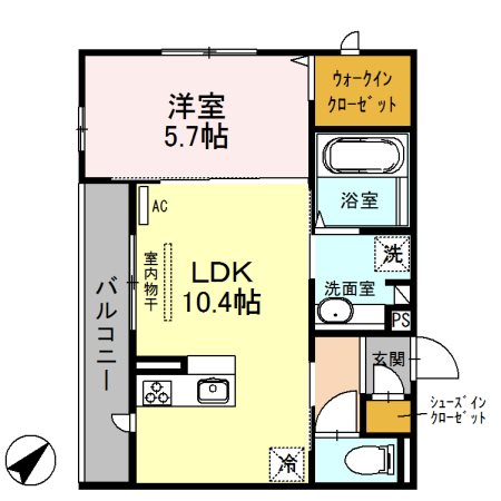 レヴァージュ 間取り図