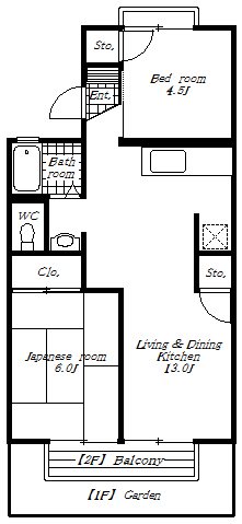 クレアール高砂 間取り図